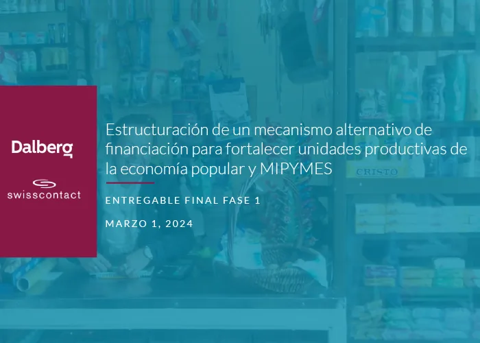 185. resultados de la priorización del segmento MIPYME y el mapeo de instrumentos