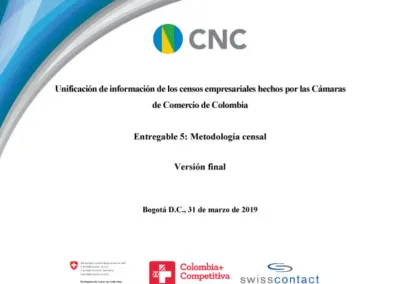 Unificación de información de los censos empresariales hechos por las Cámaras