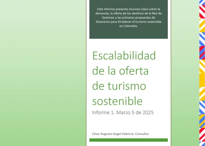 Escalabilidad de la oferta de turismo sostenible