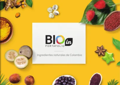 Portafolio BIO IN de ingredientes naturales de Colombia