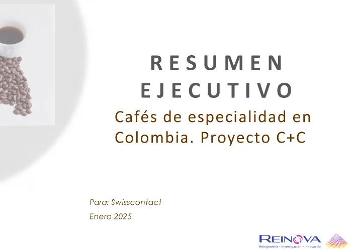 Resumen Ejecutivo Cafes de especialidad en Colombia
