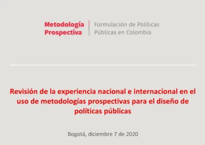 Revisión experiencias uso de metodologías prospectivas diseno políticas publicas