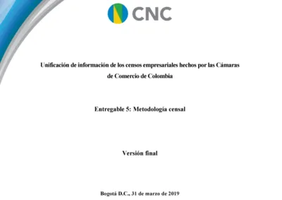 Unificación censos. Metodología censal