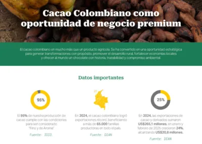Cacao Colombiano como oportunidad de negocio premium