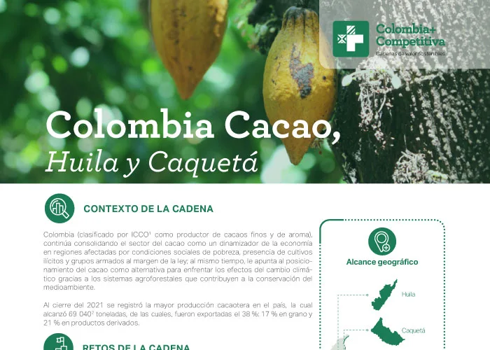 Colombia Cacao, Huila y Caquetá