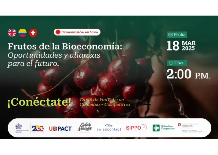 Evento: Frutos de la bioeconomía: oportunidades y alianzas para el futuro