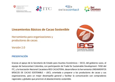 Lineamientos Básicos de Cacao Sostenible
